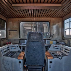 Bergwerk Steuerkabine